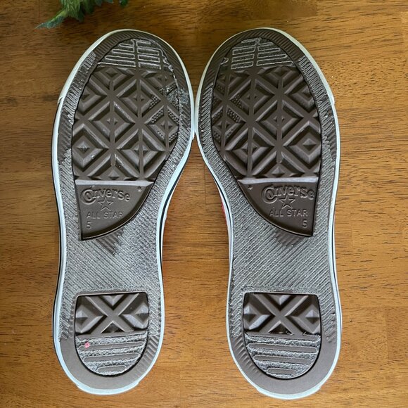 Converse Chuck Taylor All Star Red Low-Top Canvas Sneakers Mens 5 / Womens 7 - Picture 13 of 13